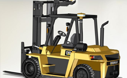 三维模型--Forklift CAT DP70--叉车