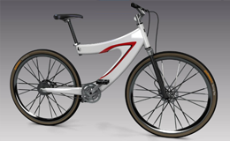 Solid Edge v19画的自行车三维模型