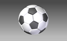 Solid Edge ST画的足球三维模型